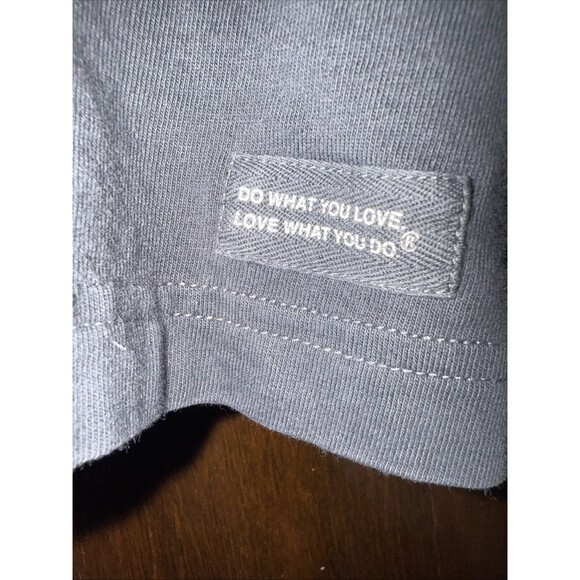 Life Is Good Crusher Tee Mens 2XL Gray Spell Out Sports Hockey Long Sleeve - Picture 2 of 6